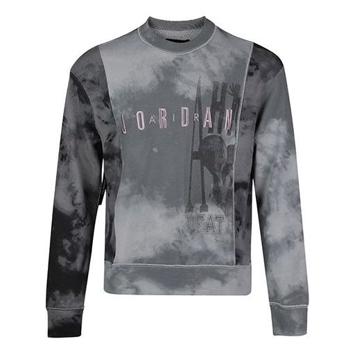 Pleteni pulover Jordan Jordan Sport DNA Embroidered Camouflage Sweatshirt Siva | CD5733-084