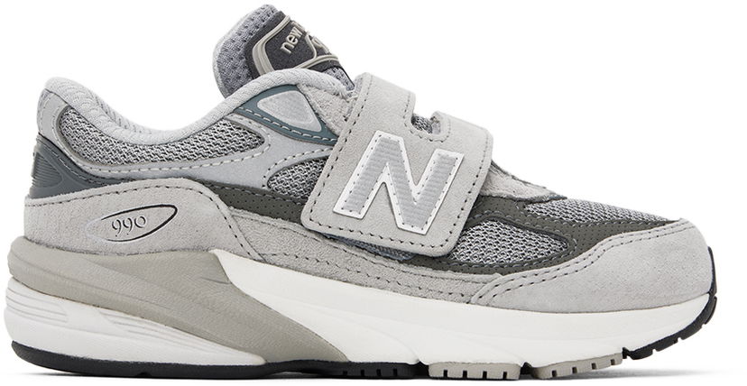 Superge in čevlji New Balance FuelCell 990v6 Hook & Loop Siva | PV990GL6