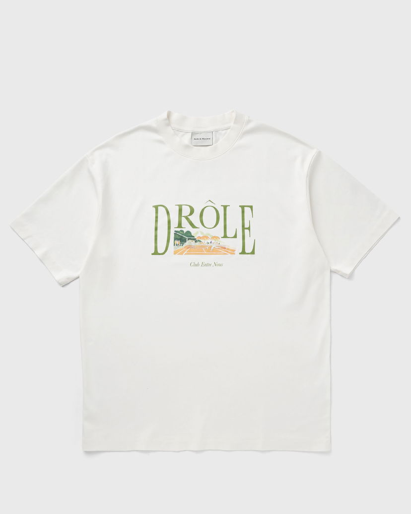 Majica Drôle de Monsieur Drôle de Monsieur Le Tennis Court T-Shirt XXL Bela | G-TS246-CO002-OW