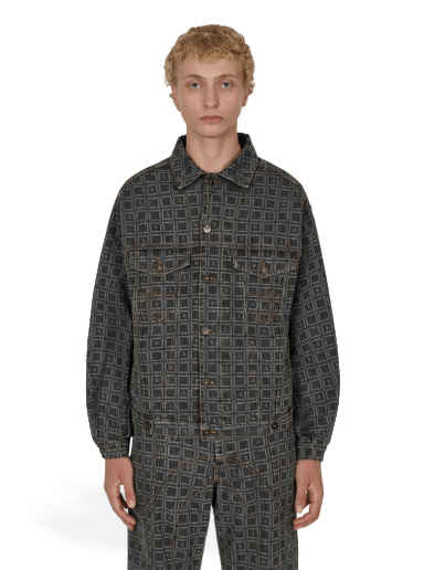 Jakna Ahluwalia Kalonji Denim Jacket Siva | M-AHLU-DE001-AW22-FA61 CH