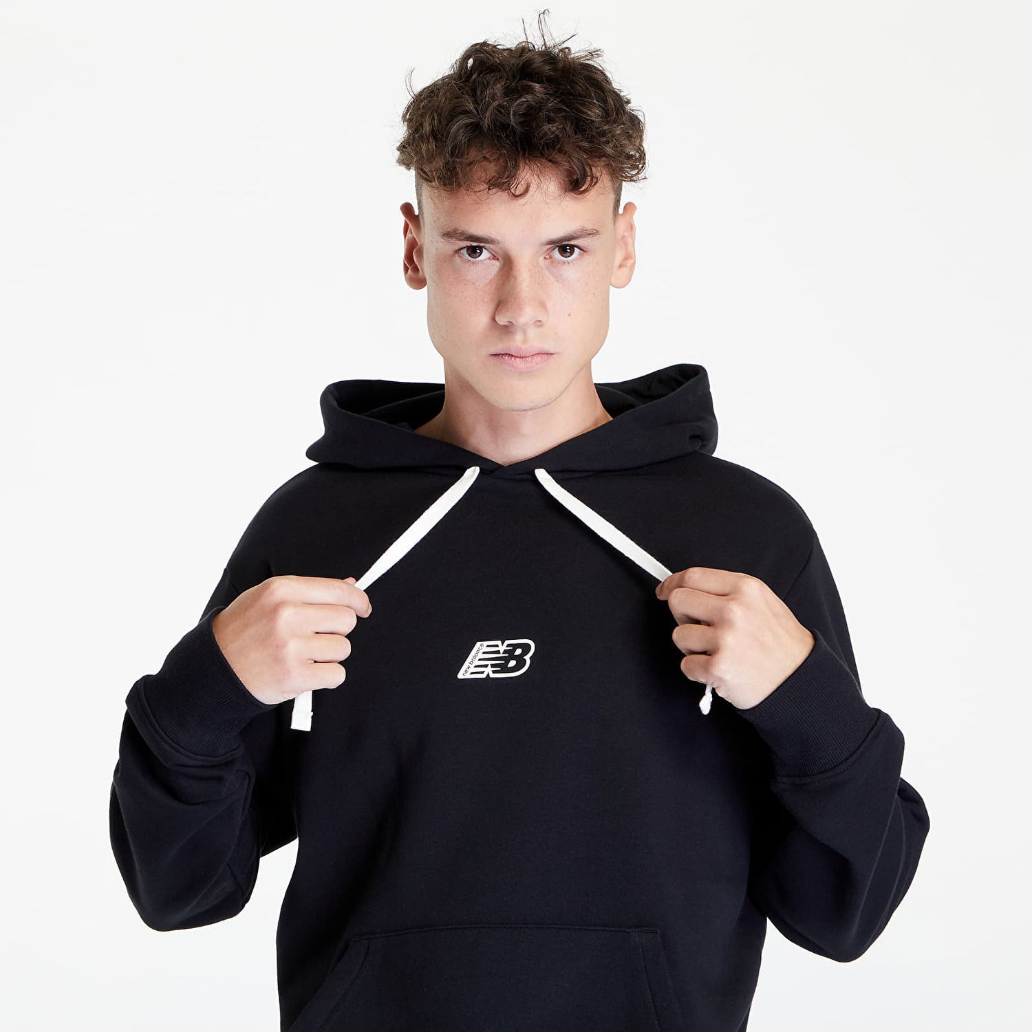 Pulover New Balance Essentials Črna | mt23511-bk, 0
