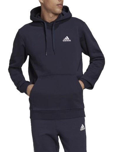 Pulover adidas Originals Hoodie Essential Feel Cozy Mornarica | h12216
