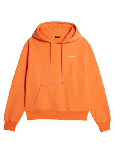 Pulover Jacquemus Le Sweatshirt Brodé Emboridered Oranžna | 226JS310-2120-750