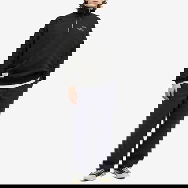 Pulover WTAPS Embroidered Half Zip Sweatshirt Črna | 242ATDT-CSM20-BLK, 4