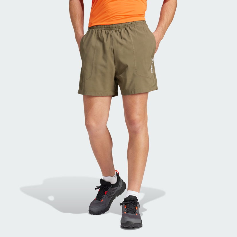 Kratke hlače adidas Performance adidas TERREX Terrex Multi Rjava | IP6865