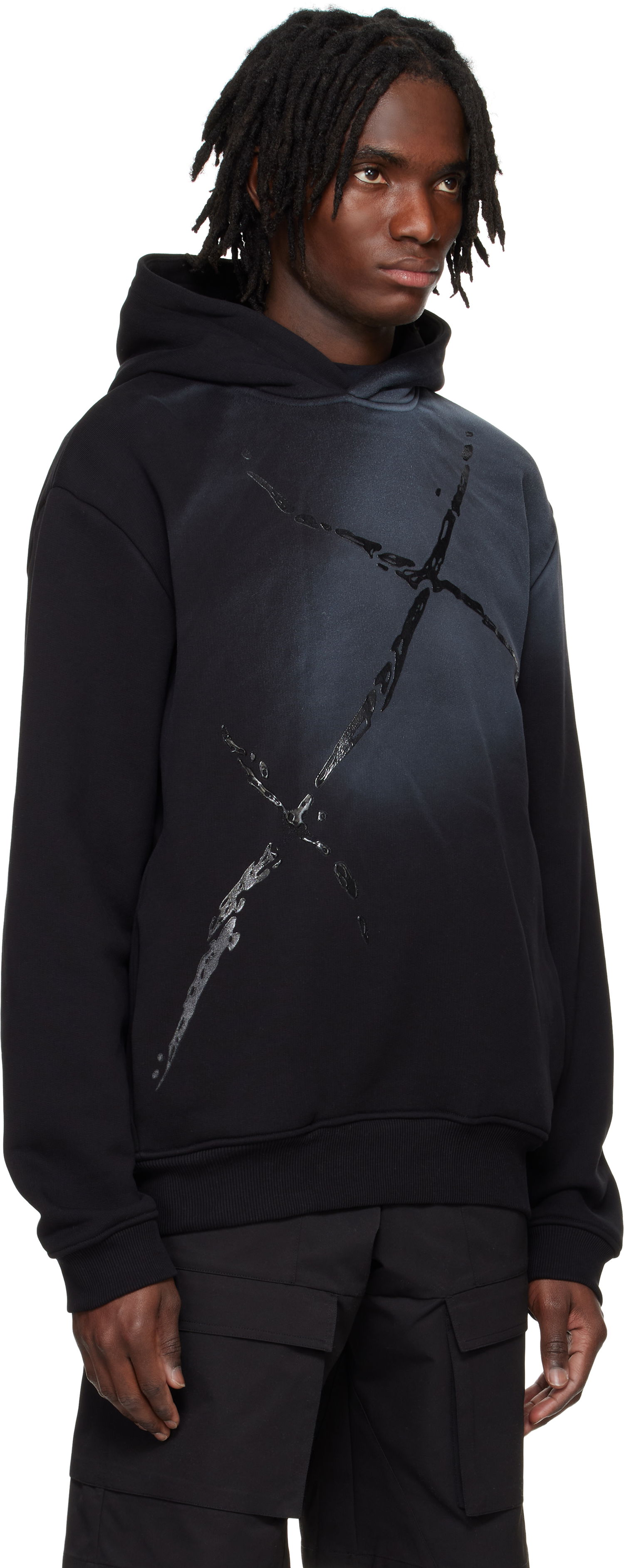 Pulover HELIOT EMIL HELIOT EMIL Fluxus Hoodie Črna | PRESS25_M_08_072_BLK01, 1