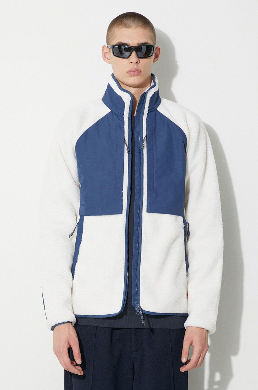 Bomber jakna FJÄLLRÄVEN Vardag Pile Fleece Jacket Bela | F87164.113.534