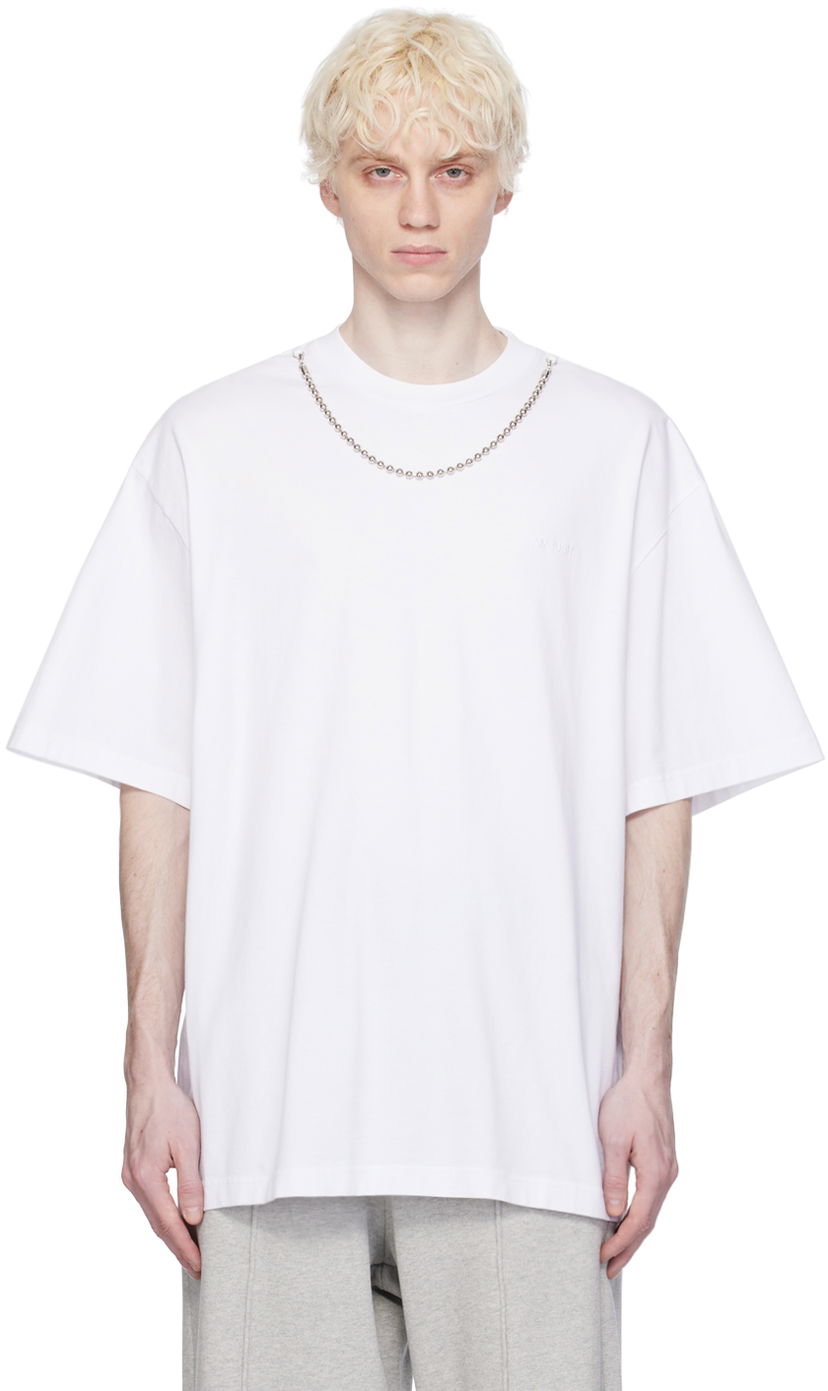 Majica Ambush Ballchain T-Shirt Turkizna | BMAA001S24JER0010101