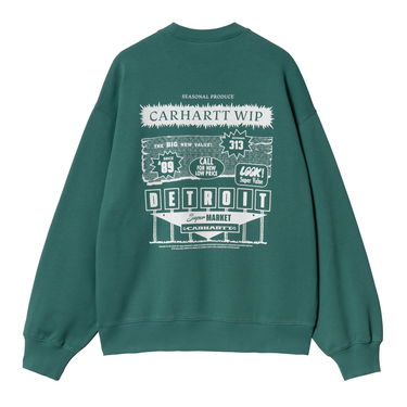 Pleteni pulover Carhartt WIP Carhartt WIP Catalogue Sweatshirt Zelena | I034729_9, 1