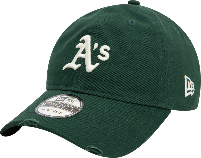 Kapa New Era Oakland Athletics Distressed 9TWENTY Adjustable Cap Zelena | 60595227-60595227