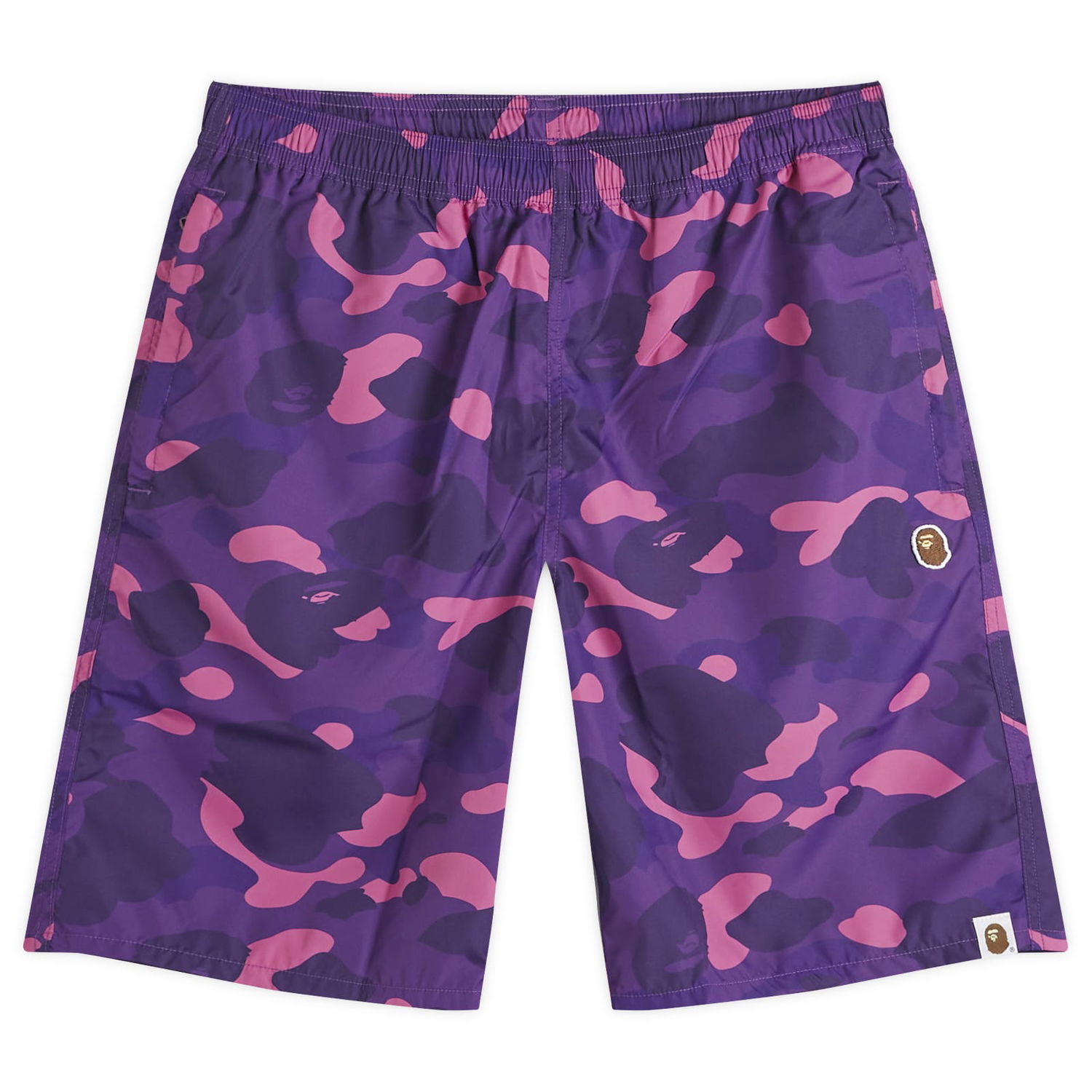 Kratke hlače BAPE A Bathing Ape Colour Camo One Point Beach Short Lila | 001SPK301006M-PPL, 0