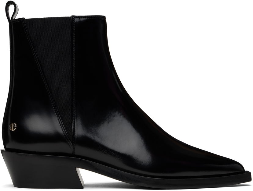 Oblačila Anine Bing ANINE BING Bekah Flat Ankle Boots Črna | A-14-10196-050