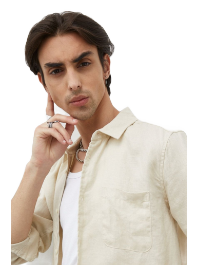 Srajce Samsoe Samsoe Liam NF Shirt Bež | M22200048