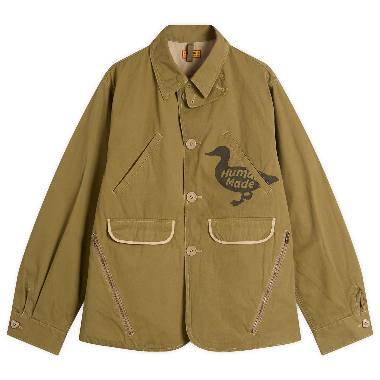 Jakna Human Made Human Made Hunting Jacket, Size Large Zelena | HM29JK023-OLV, 0