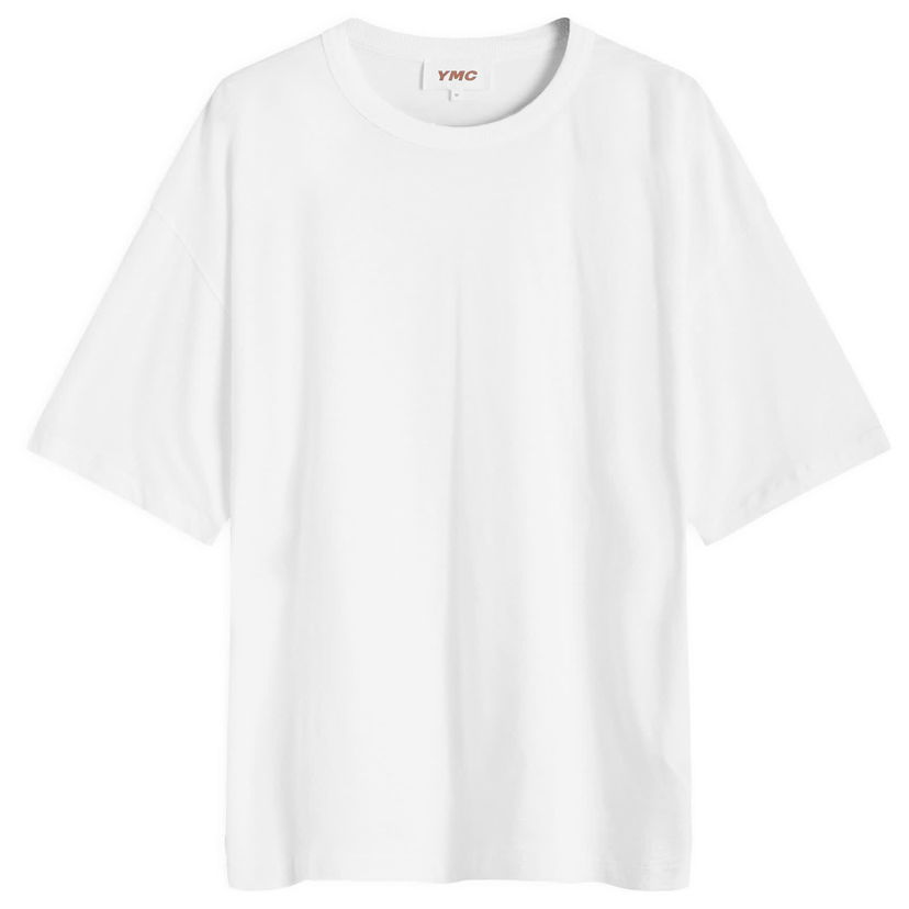 Majica YMC Triple T-Shirt, Size Large Bela | P6AZI-10