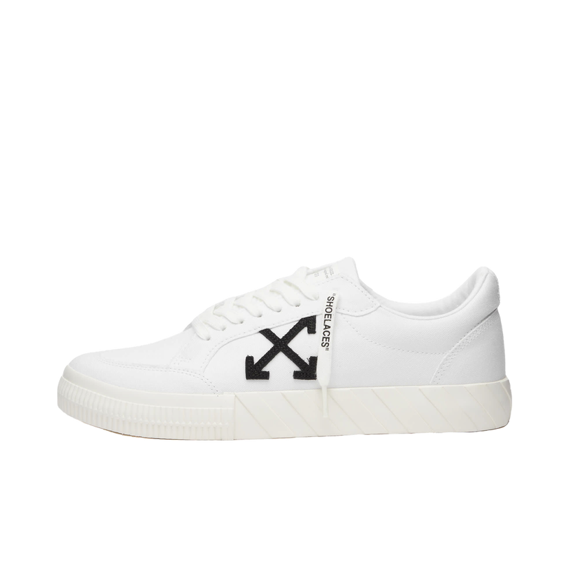 Superge in čevlji Off-White Low Vulcanized Canvas Bela | OMIA085C99FAB0070110