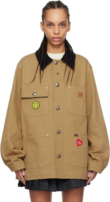 Jakna Andersson Bell Andersson Bell Cotton Chore Jacket Rjava | awa678m, 0