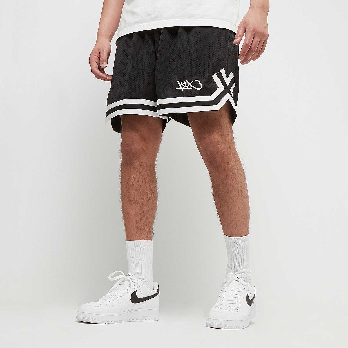 Kratke hlače K1X Double-X Mesh Basketball Shorts Črna | KXM241-043, 0