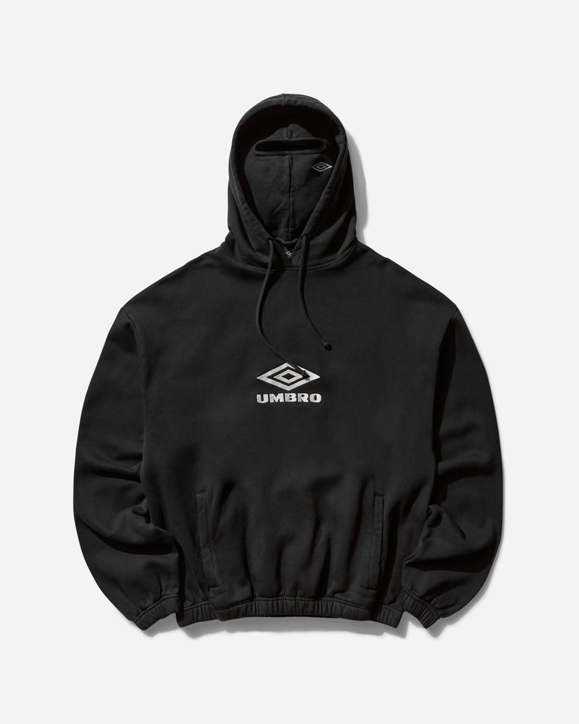Pulover Umbro Masked Logo Hoodie Črna | UBMW0216FA147 BLK0020