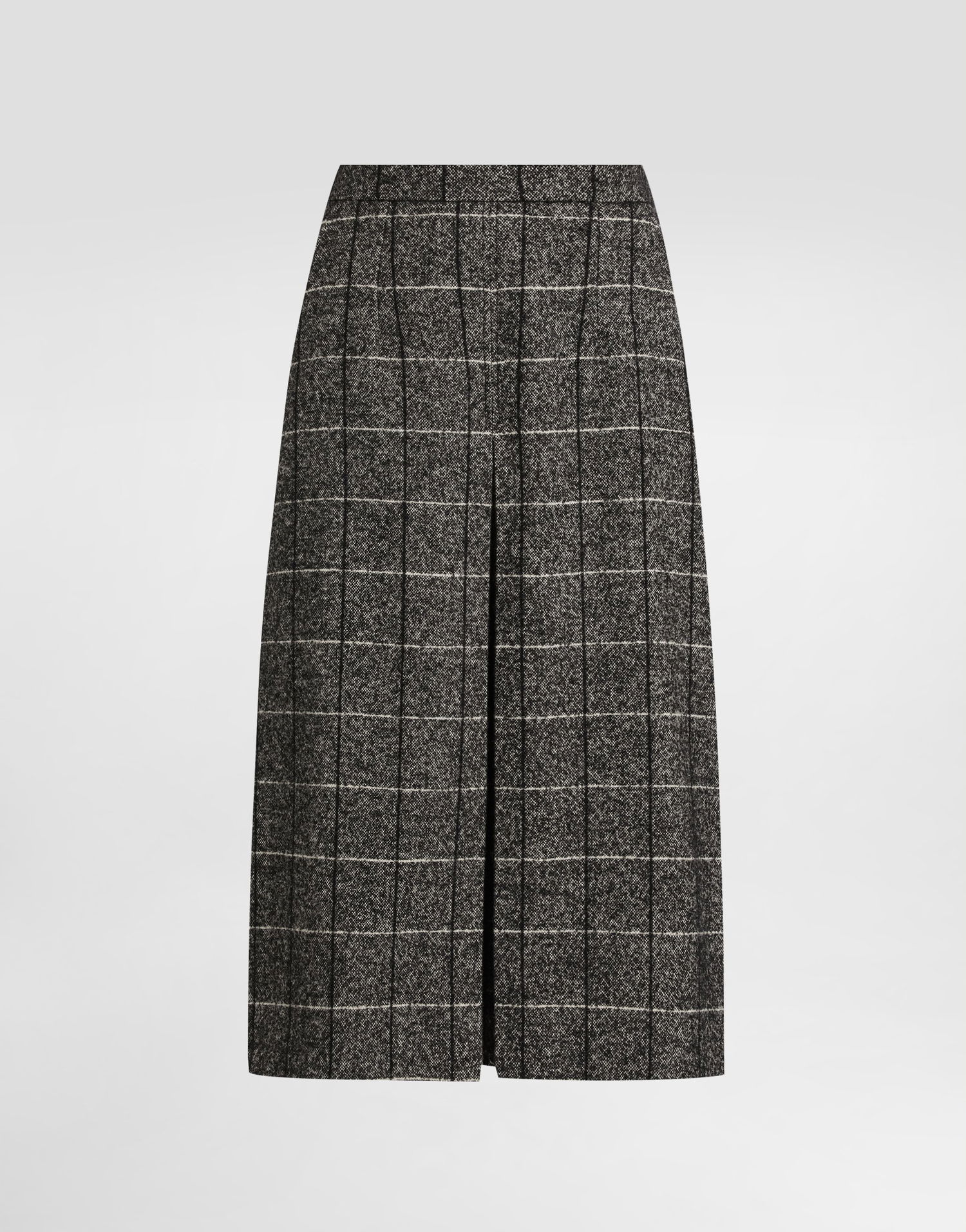 Krila Dolce & Gabbana Dolce & Gabbana Wool Blend Check A-Line Skirt Siva | F4C61TFQZAJS8100, 0