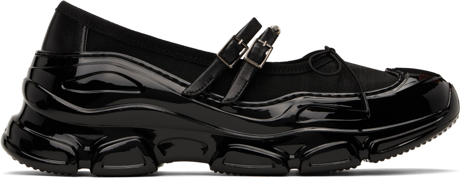 Oblačila Simone Rocha Simone Rocha Mesh Tracker Ballerinas Črna | HT20B-M 0804, 0