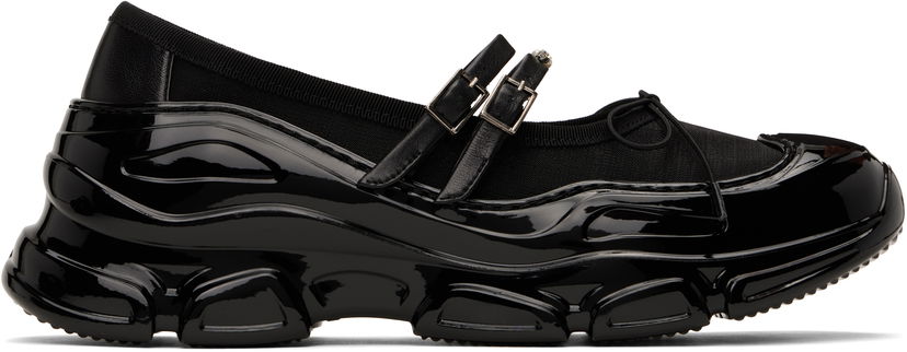 Oblačila Simone Rocha Simone Rocha Mesh Tracker Ballerinas Črna | HT20B-M 0804