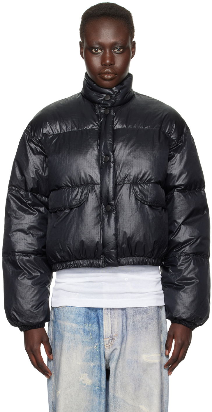 Puhovka OUR LEGACY OUR LEGACY Cropped Inhale Puffa Down Jacket Črna | W4241CB, 0