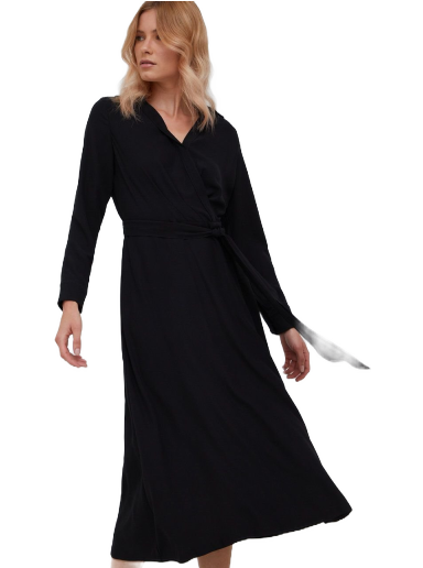 Obleke Polo by Ralph Lauren Rowella Shirt Dress Črna | 250853337001