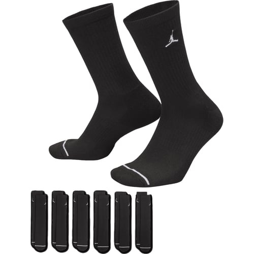 Nogavice Nike Cush Player Crew 6 Pack Socks Črna | HV6228