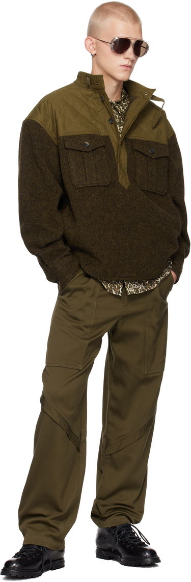 Pleteni pulover ISABEL MARANT Isabel Marant Stiven Fleece Pullover Zelena | HT0560HA-B4E01H, 3