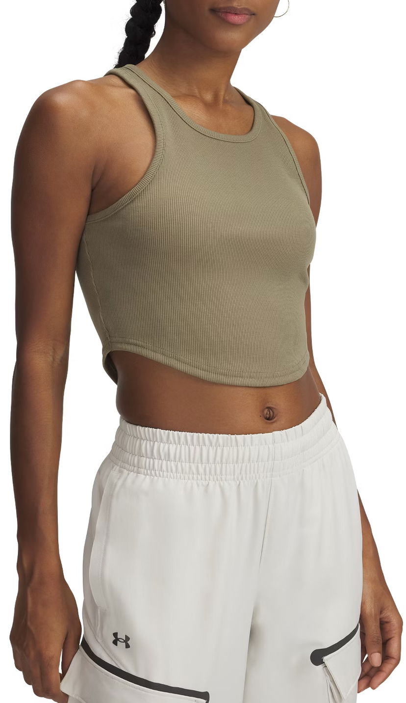 Majica brez rokavov Under Armour Under Armour UA Rival Rib Tank Top Zelena | 1389798-251