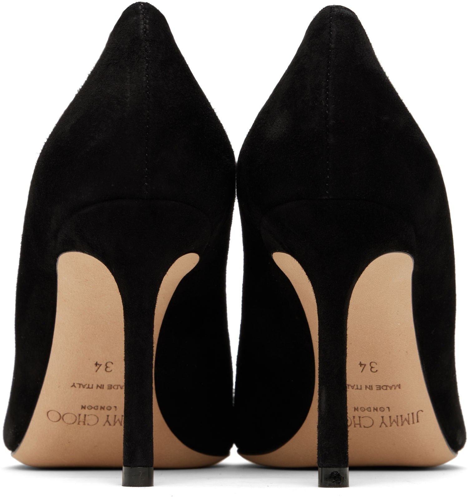 Superge in čevlji Jimmy Choo Jimmy Choo Romy 85 Suede Heels Črna | ROMY 85 SUEDE, 1