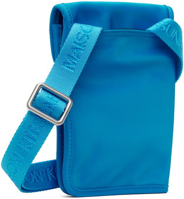 Torba za čez ramo MAISON KITSUNÉ Maison Kitsuné 'The Traveller' Neck Pouch Modra | MM05362WQ1001P451, 2