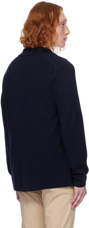 Pleteni pulover Paul Smith Paul Smith Notched Lapel Knit Jacket Mornarica | M1R-580X-M01795-49, 2
