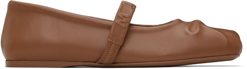 Superge in čevlji Marni Marni Mary Jane Ballerina Flats Rjava | MJMS007700 P3628