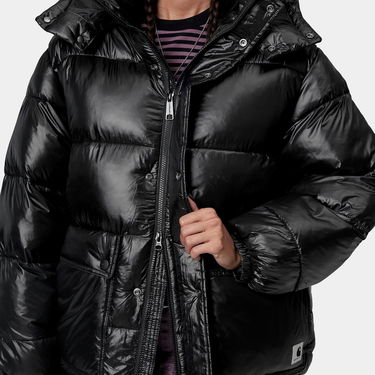Puhovka Carhartt WIP Benson Puffer Hooded Jacket Črna | I035370_9, 3