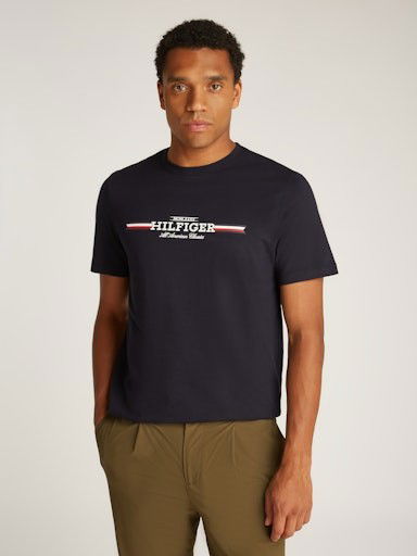 Majica Tommy Hilfiger S/S T-Shirt Modra | MW0MW36480DW5