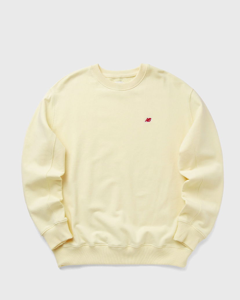 Pulover New Balance Crewneck Sweatshirt Rumena | MT43541-CAU