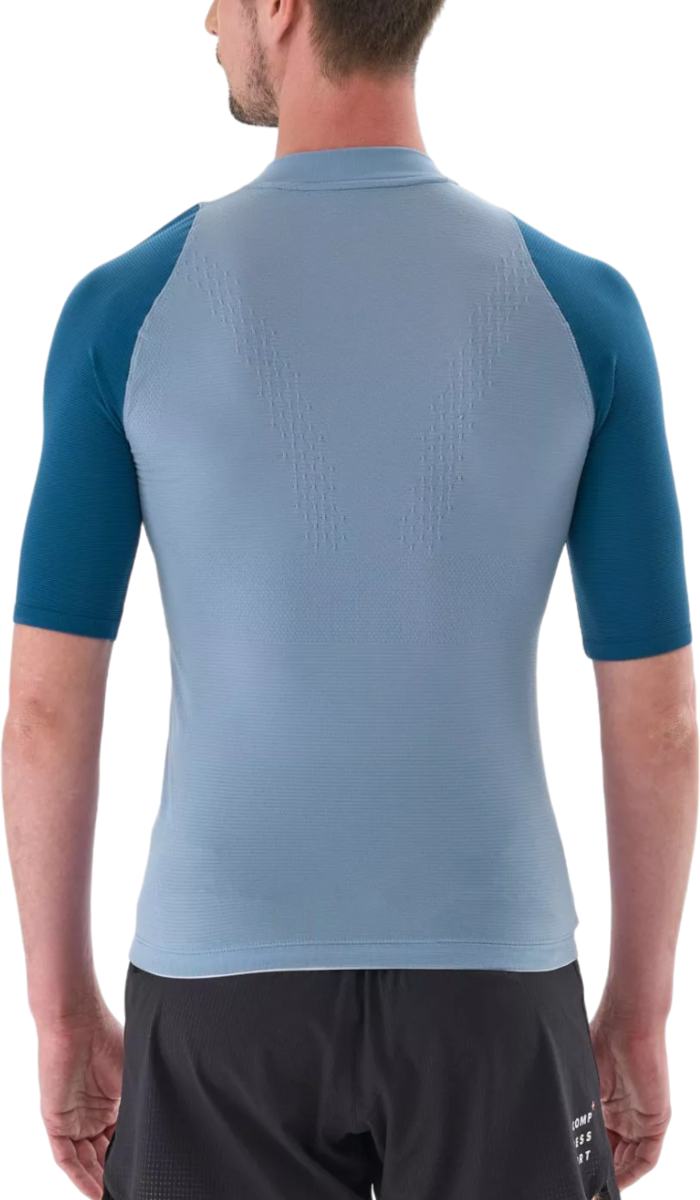 Majica Compressport Trail Racing Postural Short Sleeve Top Modra | atsm4905096l, 1