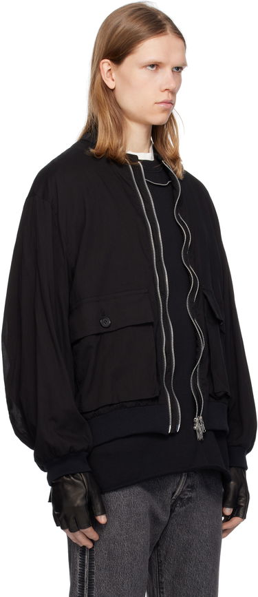 Bomber jakna UNDERCOVER Undercover Double Zip Jacket Črna | UC1E4206-2, 1