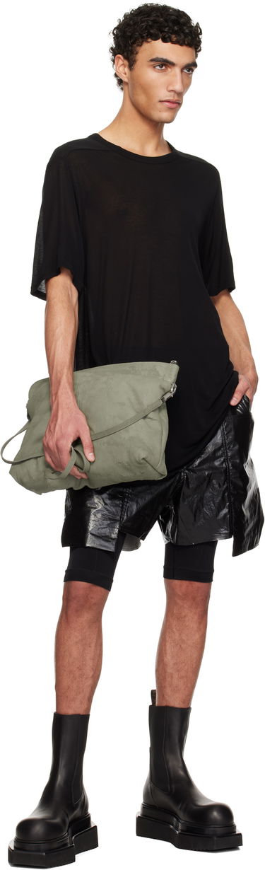 Majica Rick Owens Rick Owens Hollywood Level T-Shirt Črna | RU01E5264 JS, 3
