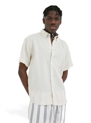 Srajce Les Deux Kris Linen Shirt Bela | LDM401053
