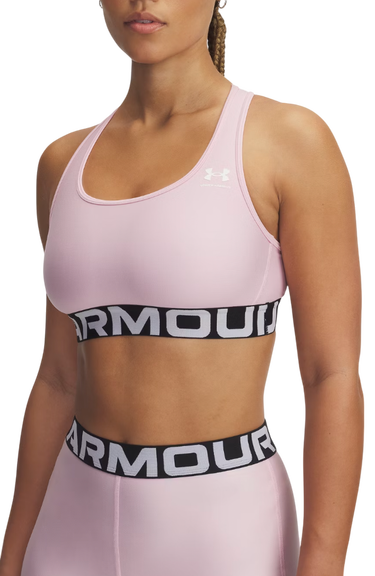 Modrček Under Armour Under Armour UA HG Mid Branded Sports Bra Roza | 1383544-647, 0