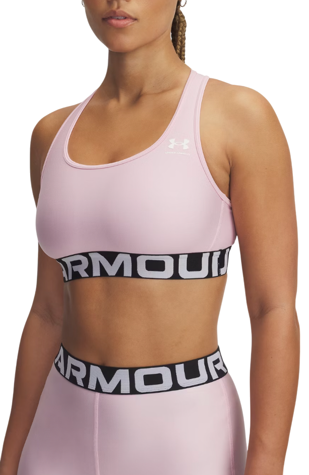 Modrček Under Armour Under Armour UA HG Mid Branded Sports Bra Roza | 1383544-647