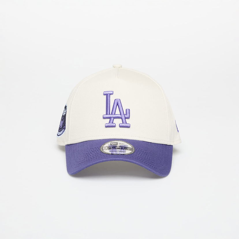 Kapa New Era A-Frame Trucker Cap Los Angeles Dodgers Patch Bež | 60595239