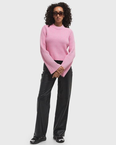 Pleteni pulover envii Envii ENALMA Knitted Pullover Sweater, Size L Roza | E24400080-WASHED_FUCHSIA, 1