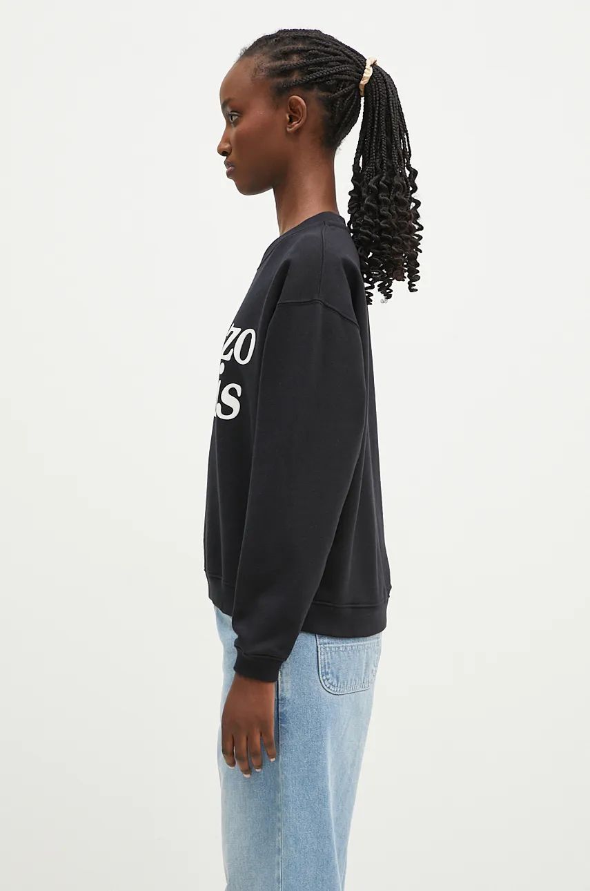 Pulover KENZO Regular Crewneck Sweatshirt Črna | FE52SW1274MF.99, 1