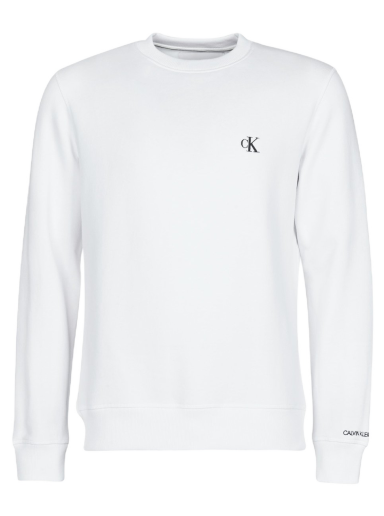 Pulover CALVIN KLEIN ESSENTIAL REG CREWNECK Bela | J30J314536-YAF-NOOS