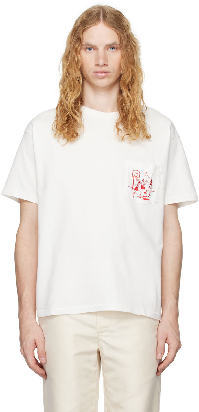 Majica Bode Embroidered Hoop T-shirt Bela | MRF24CS049