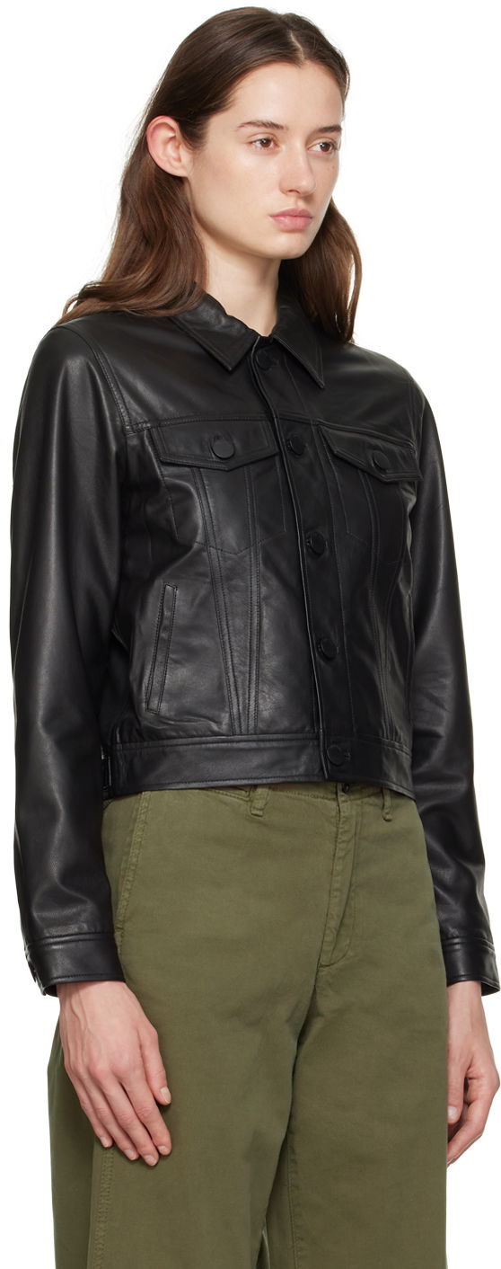 Jakna rag & bone rag & bone Debbie Leather Jacket Črna | WAW23H20161816, 1